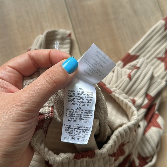 NWT EMC Italian Brand 2 Piece Dress/Pants Matching Baby Girl Star Set 24 Months - Picture 11 of 11